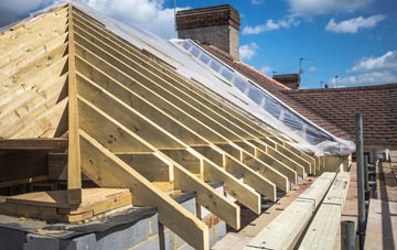 wooden roof trusses Wilmslow Park, Cheshire